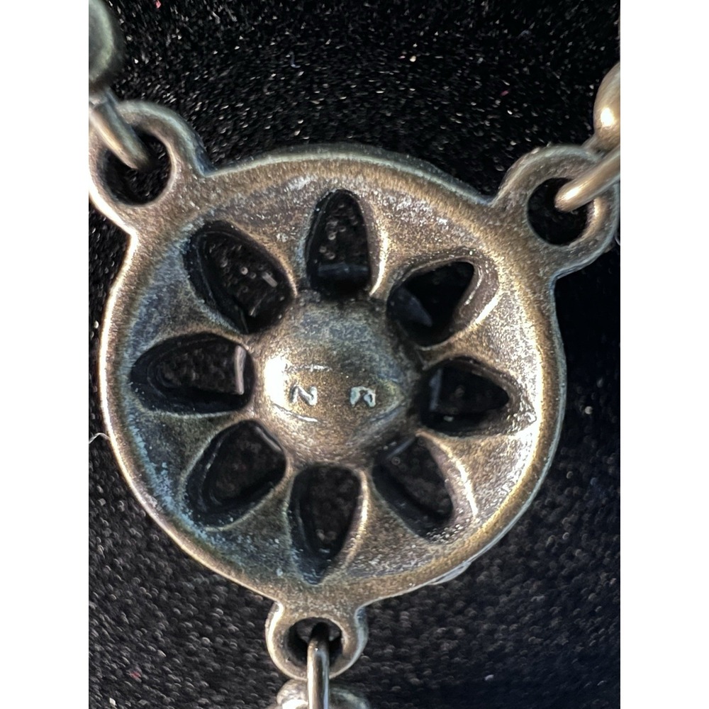 Vintage Nina Ricci Necklace Elegant Classic Brass-tone Gift Gothic Sophisticated - Picture 6 of 11